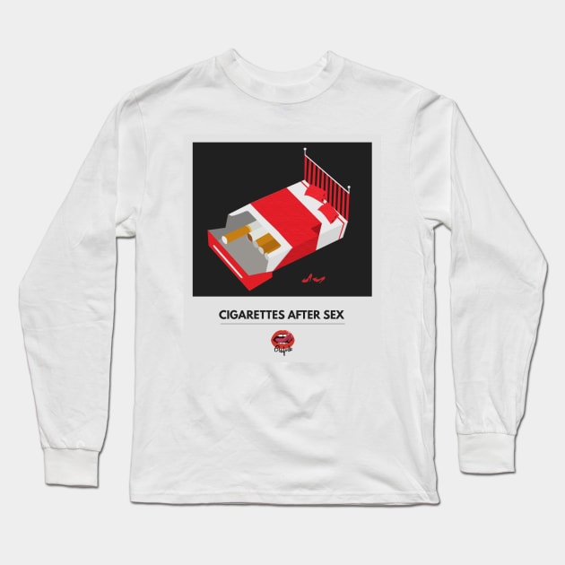 Cigarettes After Sex Long Sleeve T-Shirt by Grafck